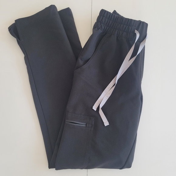 Figs High Waist Dowa Pants Black XXS - Picture 4 of 5